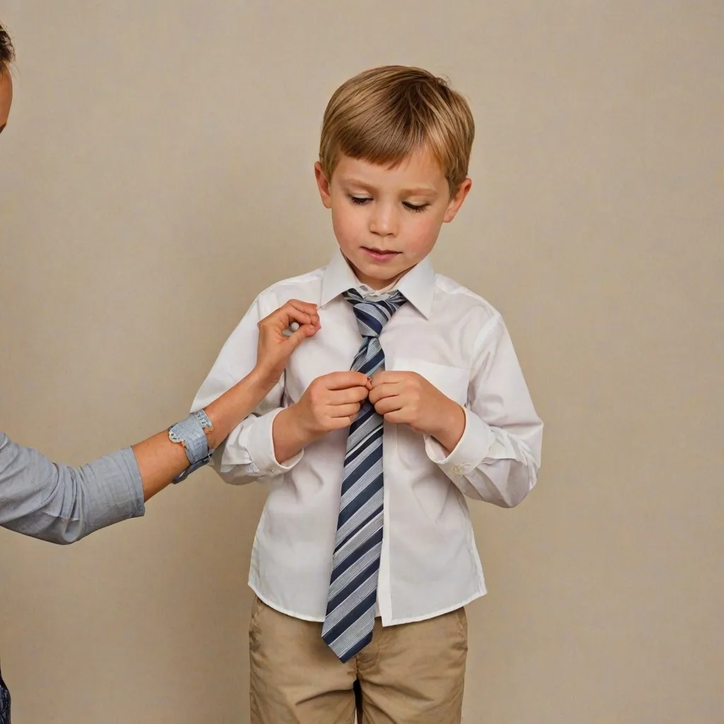 Jak zawiazac krawat dziecku?