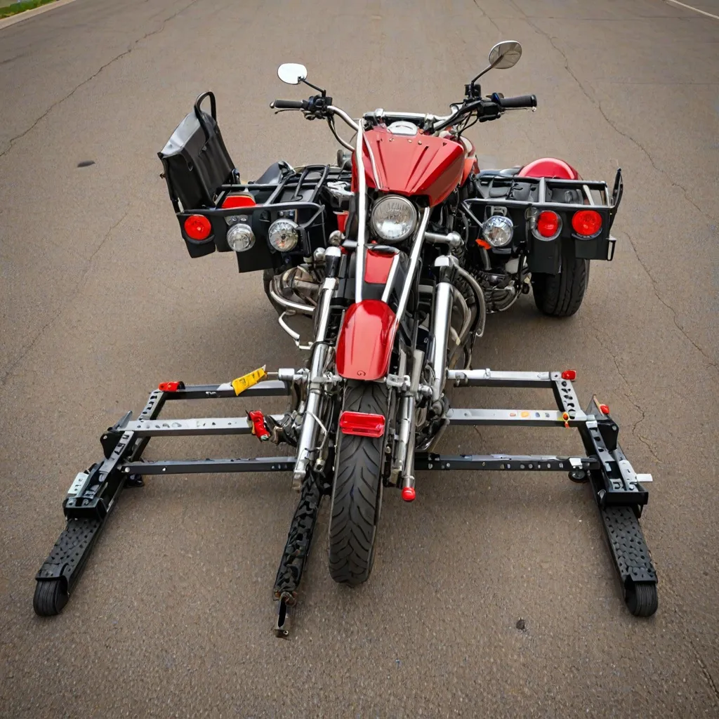 Jak przewieźć motocykl na zwykłej przyczepie?