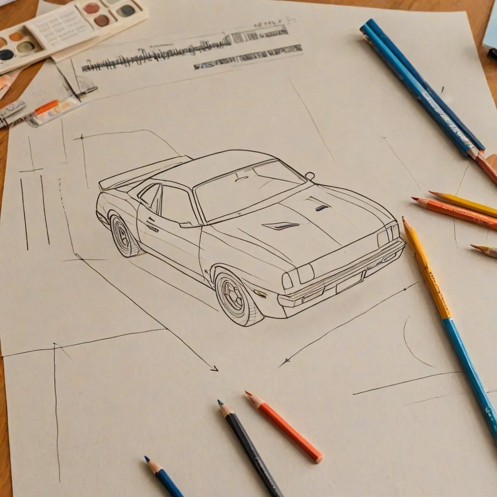 Jak narysować samochód: Przewodnik dla początkujących
