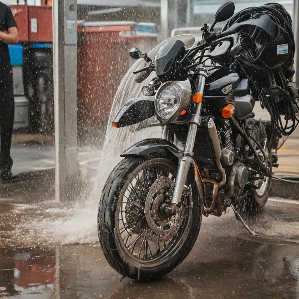 Jak myć motocykl na myjni bezdotykowej