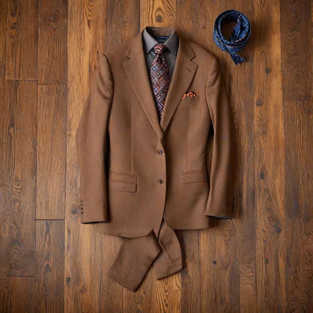 Jaki krawat do brązowego garnituru?