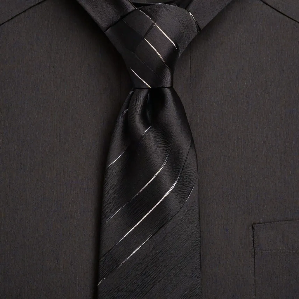 Jaki krawat do czarnej koszuli?